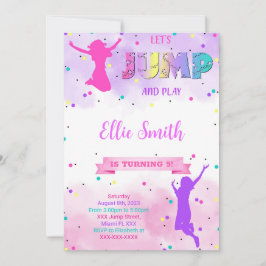 バースデージャンプ招待状 招待状