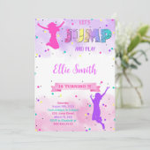 バースデージャンプ招待状 招待状 (スタンド正面)