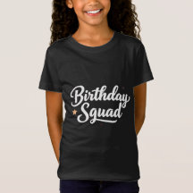 バースデースクワッド ティーン グラフィックTシャツ