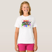 バースデースクワッド Tシャツ (正面フル)