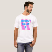 バースデースクワッド Tシャツ (正面フル)