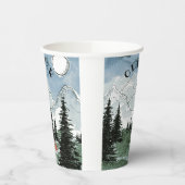 バースデーパパーソナライズされたーティーキャンプ 紙コップ (左)