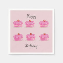 バースデーパーティナプキン紙