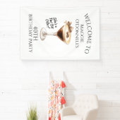 バースデーパーティバナー40thエスプレッソマルティーニ 横断幕 (インサイチュ)