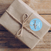 バースデーパーティプールシャークカスタム ラウンドシール