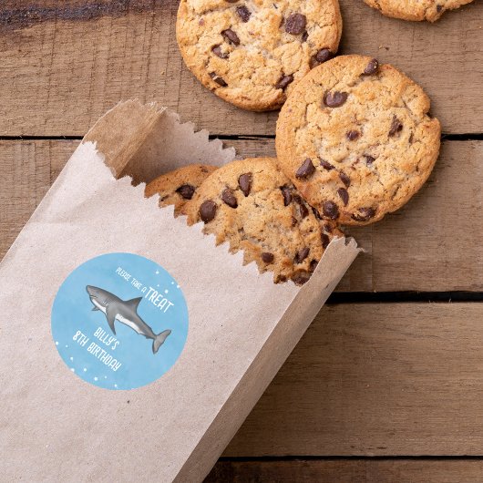 バースデーパーティプールシャークカスタム ラウンドシール