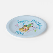バースデーパーティペンブロークウェルシュコーギー紙プレート ペーパープレート (アングル)
