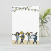 バースデーパーティマーチングバンド招待状 招待状 (スタンド正面)