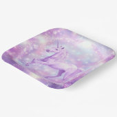 バースデーパーティユニコーン紙プレート ペーパープレート (傾斜あり)