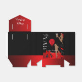 バースデーパーティレッドブラックシューズハイヒールお願いボックス フェイバーボックス (折り畳みなし)