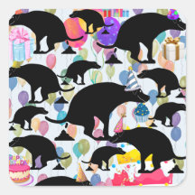 バースデーパーティーうんち犬