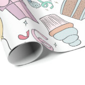 バースデーパーティーお祝いラッピング紙 ラッピングペーパー (ロールコーナー)