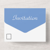 バースデーパーティーすべて一つの招待状 オールインワン招待状 (裏面)