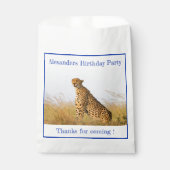 バースデーパーティーのアクセサリーチーテパーソナライズされたー フェイバーバッグ (正面)