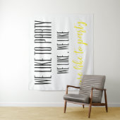 バースデーパーティーの壁のタペストリーバナー タペストリー (インサイチュ)