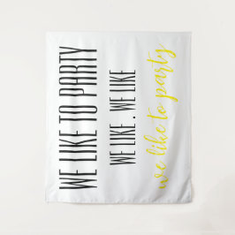 バースデーパーティーの壁のタペストリーバナー タペストリー