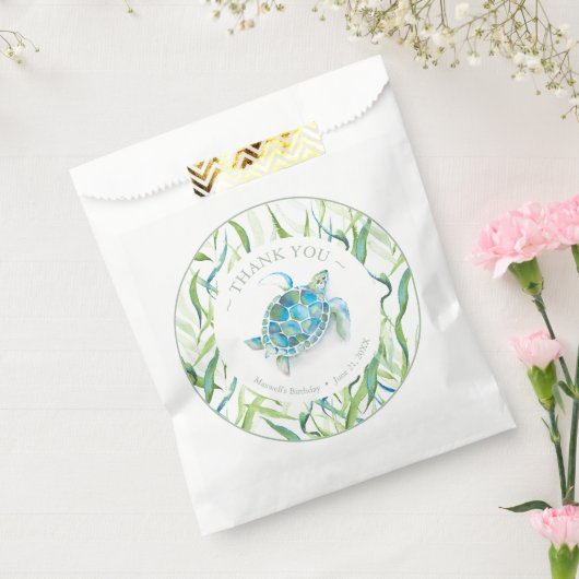 バースデーパーティーの好意バッグウミガメ フェイバーバッグ (封をした状態)