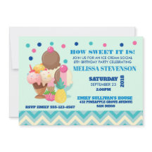 バースデーパーティーアイスクリームソーシャル