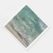 バースデーパーティーウォーター抽象芸術アート名前をカスタムする時代 (コーナー)