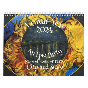 バースデーパーティーガールボーイ2024ママパパグラードクラス カレンダー