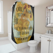 バースデーパーティーガールボーイ2024ママパパグラードクラス シャワーカーテン (インサイチュ)