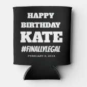 バースデーパーティークーラーボックスカスタム、パーティーの好意 缶クーラー (正面)