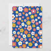 バースデーパーティーグルービーデイジーフローラカスタム 招待状 (裏面)