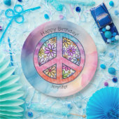 バースデーパーティーグルービーヒッピー紙プレート ペーパープレート (パーティー)