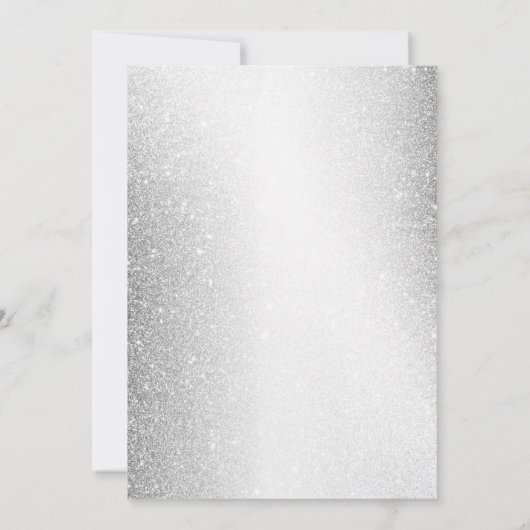 バースデーパーティーケーキラベンダーフローラ水彩 招待状 (裏面)