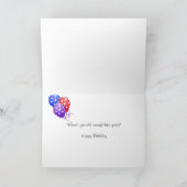 バースデーパーティーケーキ カード (内部)