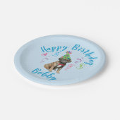 バースデーパーティーケーンコルソ紙プレート ペーパープレート (アングル)