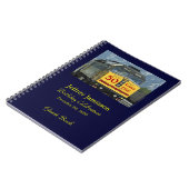 バースデーパーティーゲストブックイエロートレインノート ノートブック (左側)