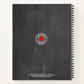 バースデーパーティーゲストブパーソナライズされたック | ノートブック (裏面)