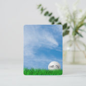 バースデーパーティーゴルフテーマ 招待状 (スタンド正面)