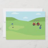 バースデーパーティーゴルフAny Age Golfingフォト招待状 招待状 (裏面)