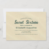 バースデーパーティーサマービーチヒトデ貝 招待状 (裏面)