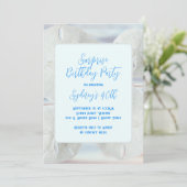 バースデーパーティーサンドドル招待状 招待状 (スタンド正面)