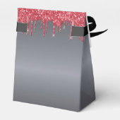 バースデーパーティーシルバーグリッターが赤感謝していいあなたを フェイバーボックス (裏面サイド)