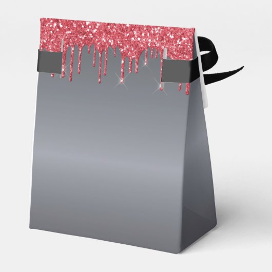 バースデーパーティーシルバーグリッターが赤感謝していいあなたを フェイバーボックス (裏面サイド)