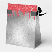 バースデーパーティーシルバーグリッタードリップレッドブライト フェイバーボックス (裏面サイド)