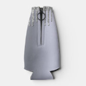 バースデーパーティーシルバーグリッターメムスパークル ボトルクーラー (裏面)