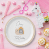 バースデーパーティースニールレインボインレイン ペーパープレート (パーティー)