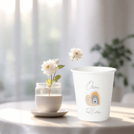 バースデーパーティースニールレインボインレイン 紙コップ