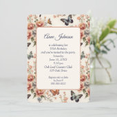 バースデーパーティーチノイスリーネイチャー調和 招待状 (スタンド正面)