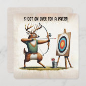 バースデーパーティーディアーアーアーチェリー 招待状 (正面/裏面)