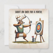 バースデーパーティーディアーアーアーチェリー 招待状 (正面)