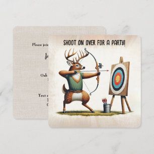 バースデーパーティーディアーアーアーチェリー 招待状