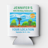 バースデーパーティートリップトロピカルビーチのお願い 缶クーラー (裏面)