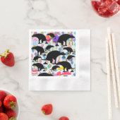 バースデーパーティードッグ 縁ありカクテルナプキン (インサイチュ)