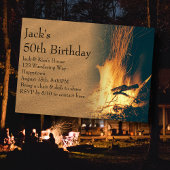 バースデーパーティーバックヤードボンドファイア 招待状